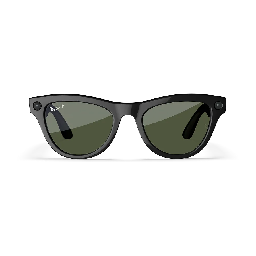 Умные очки RayBan Meta Skyler RW4010 Shiny Black/Green (150 - 52 Size)