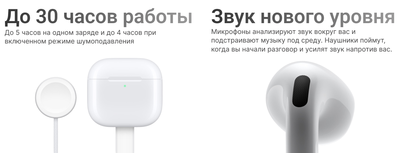 AirPods 4 наушники