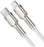 Кабель Baseus Cafule Series Metal Data Cable Type-C to Lightning PD 20W, белый