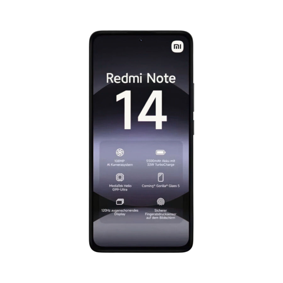 Смартфон Xiaomi Redmi Note 14 6/128Gb Midnight Black EU