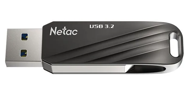 Флеш-накопитель USB 3.0 128GB Netac US11 Dual чёрный/серебро (USB 3.0 / Type C)