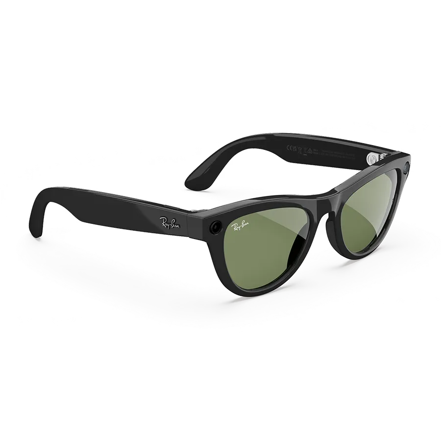 Умные очки RayBan Meta Skyler RW4010 Shiny Black/Green (150 - 52 Size)