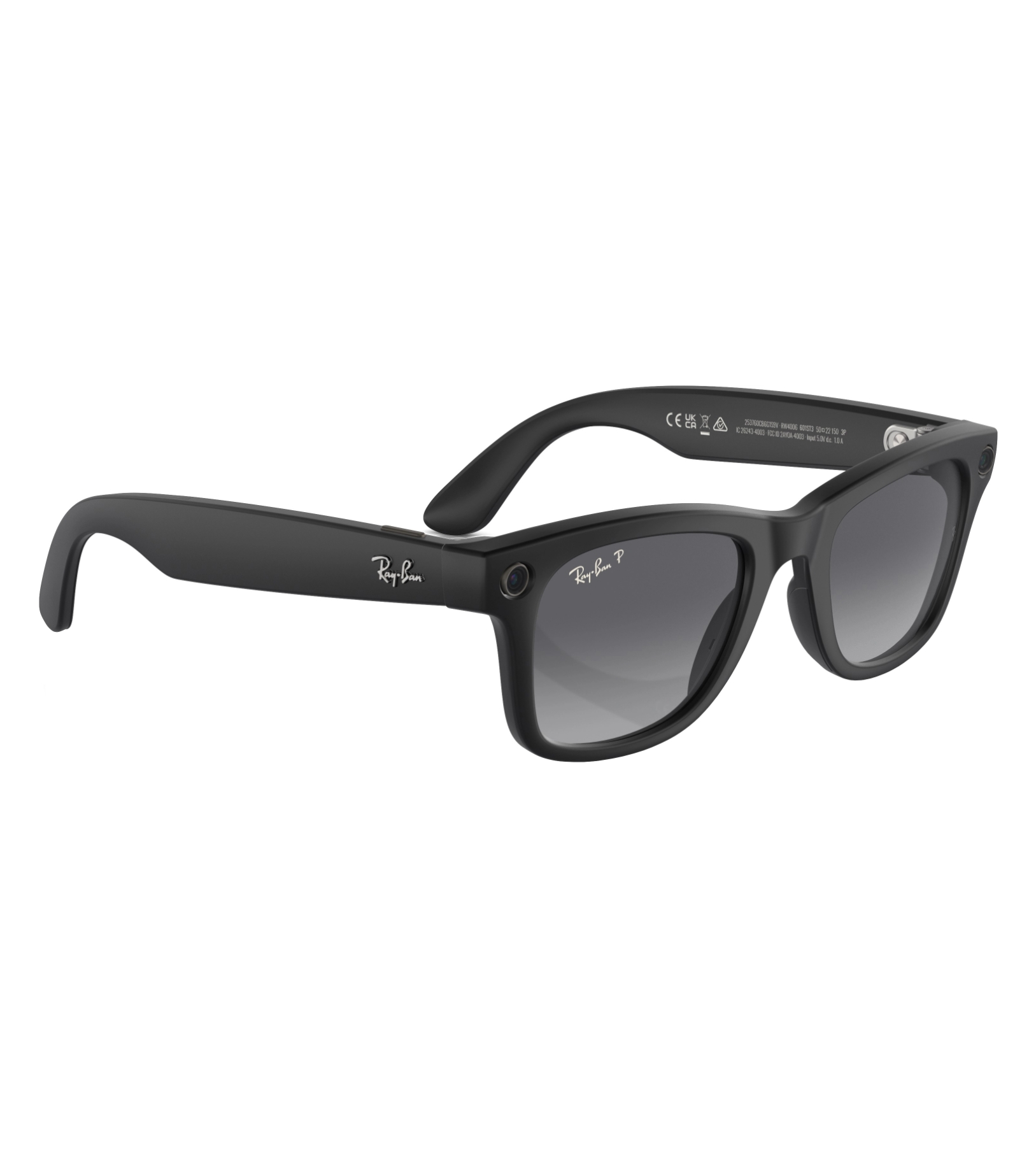Умные очки RayBan Meta Wayfarer RW4006 Matte Black/Gradient Graphite (150 - 50 Size)