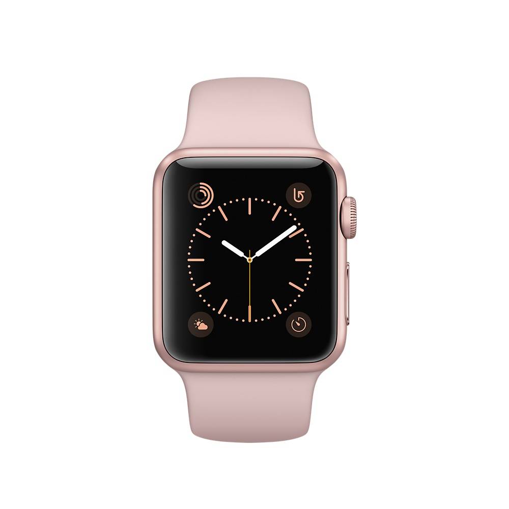 Apple Watch Series 1, 38мм, корпус  «розовое золото», ремешок «розовый песок» (Без коробки / Не включаются) - Б/У
