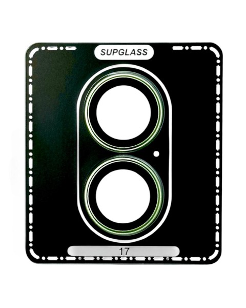 Защитные линзы SupGlass glass Anti Glare SG-31 на камеру iPhone 17 (2Pce), Green