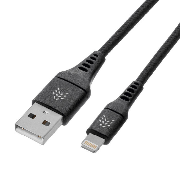 Кабель Rocket Contact USB-A - Lightning, черный, 1м Кабель Rocket Contact USB-A - Lightning, черный, 1м