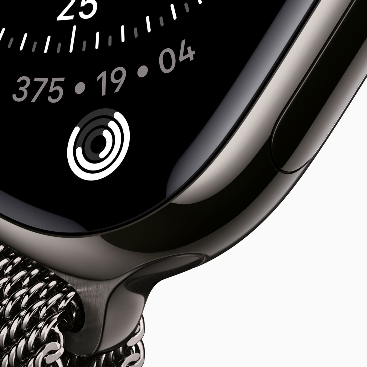Apple Watch Series 11 GPS 46mm, Slate Titanium Case Slate Milanese Loop M/L (MFD44)