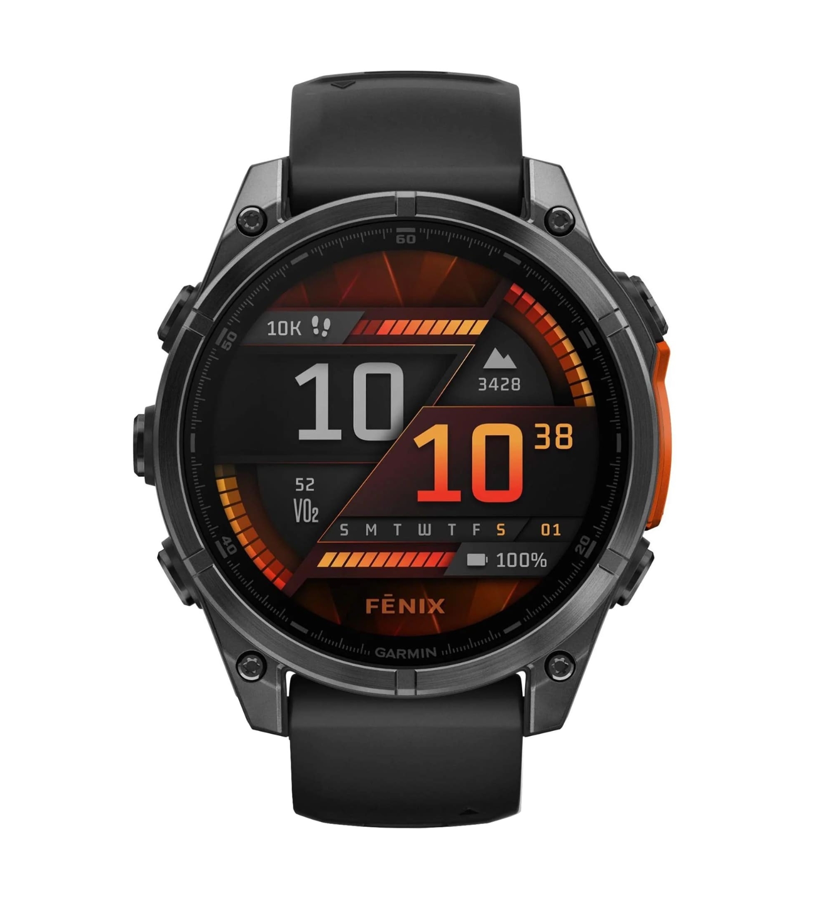 Умные часы Garmin Fenix 8, 47 мм, AMOLED, Slate Gray with Black silicone band Умные часы Garmin Fenix 8, 47 мм, AMOLED, Slate Gray with Black silicone band