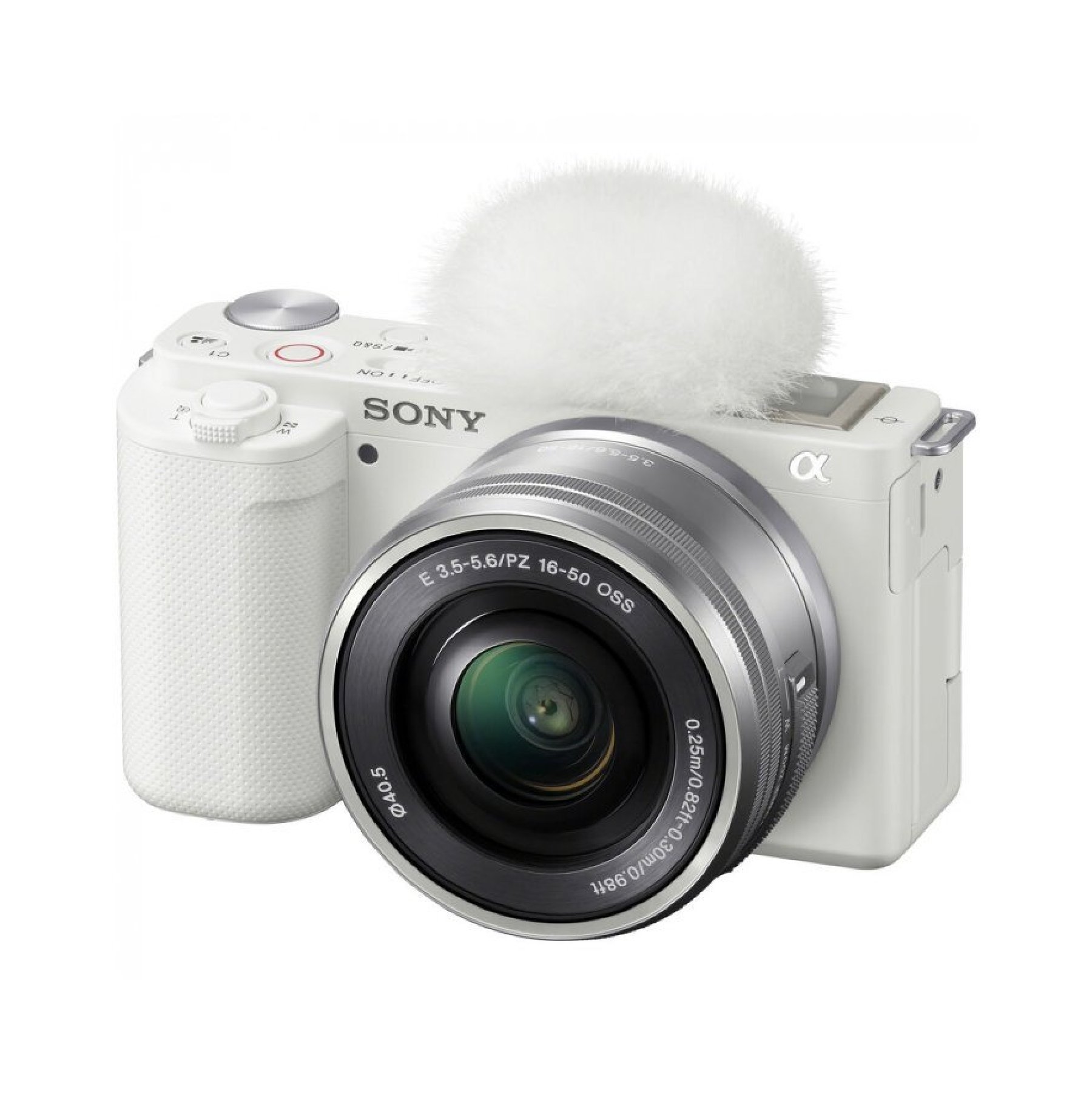Беззеркальный фотоаппарат Sony ZV-E10L Kit 16-50 mm, белый Беззеркальный фотоаппарат Sony ZV-E10L Kit 16-50 mm, белый