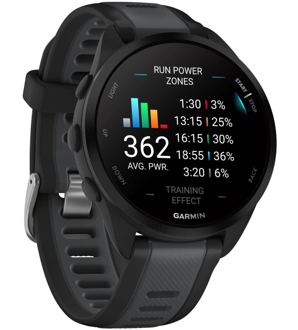 Умные часы Garmin ForeRunner 165 Music Black Slate Gray Умные часы Garmin ForeRunner 165 Music Black Slate Gray