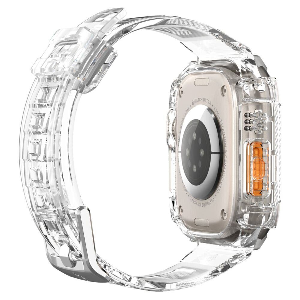 Ремешок+защитный чехол SPIGEN RUGGED ARMOR ”PRO” для APPLE WATCH ULTRA 1 / 2 (49 MM) Crystal Clear