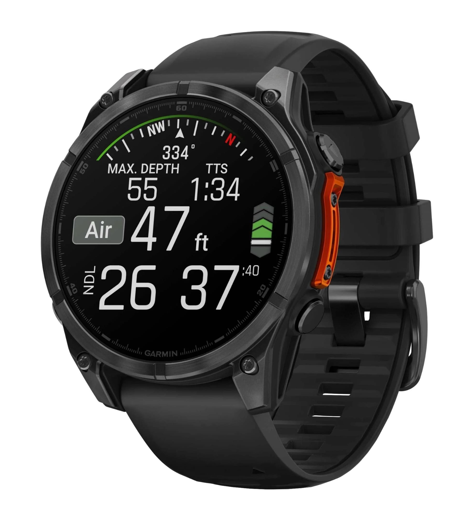Умные часы Garmin Fenix 8, 47 мм, AMOLED, Slate Gray with Black silicone band Умные часы Garmin Fenix 8, 47 мм, AMOLED, Slate Gray with Black silicone band