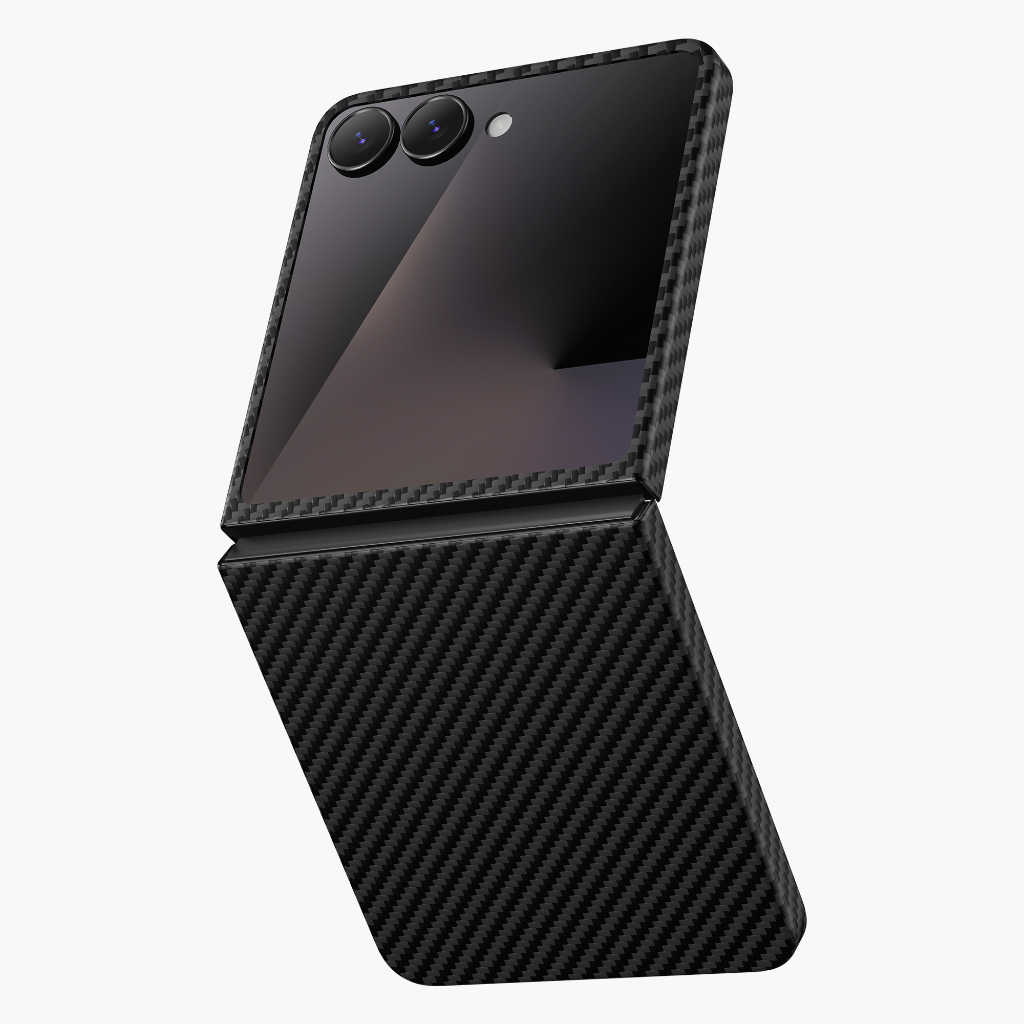 Защитный чехол Keephone Kevlar DIAGO Case для Samsung Z Flip 7, Black