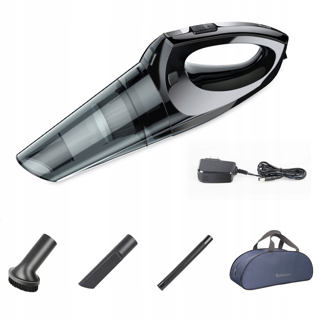 Автомобильный пылесос Baseus Shark One H-505 Car Vacuum Cleaner Wireless (CN) Black