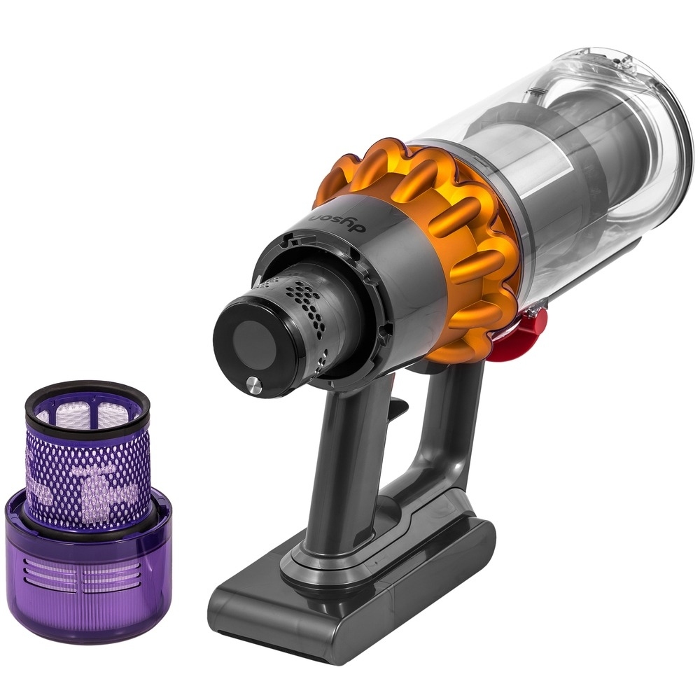 Беспроводной пылесос Dyson V15 Detect Absolute (Никель/Желтый) (SV47) с лазером