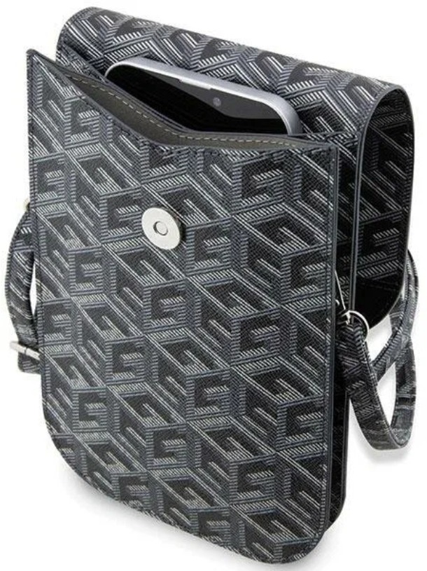 Сумка для смартфонов Guess Wallet Bag G CUBE, черная