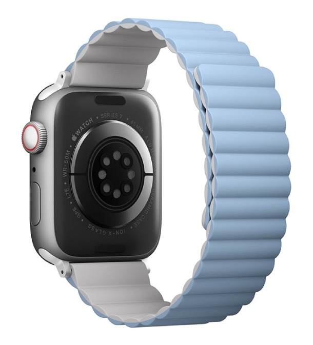 Ремешок Uniq Revix reversible Magnetic White/Arctic Blue для Apple Watch 38/40/41мм