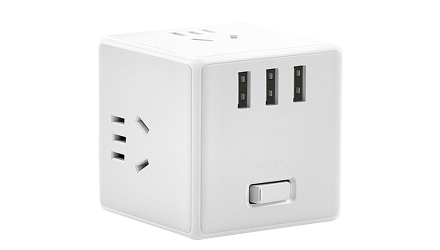 Разветвитель Xiaomi Mijia Rubiks Cube Converter Wireless Edition