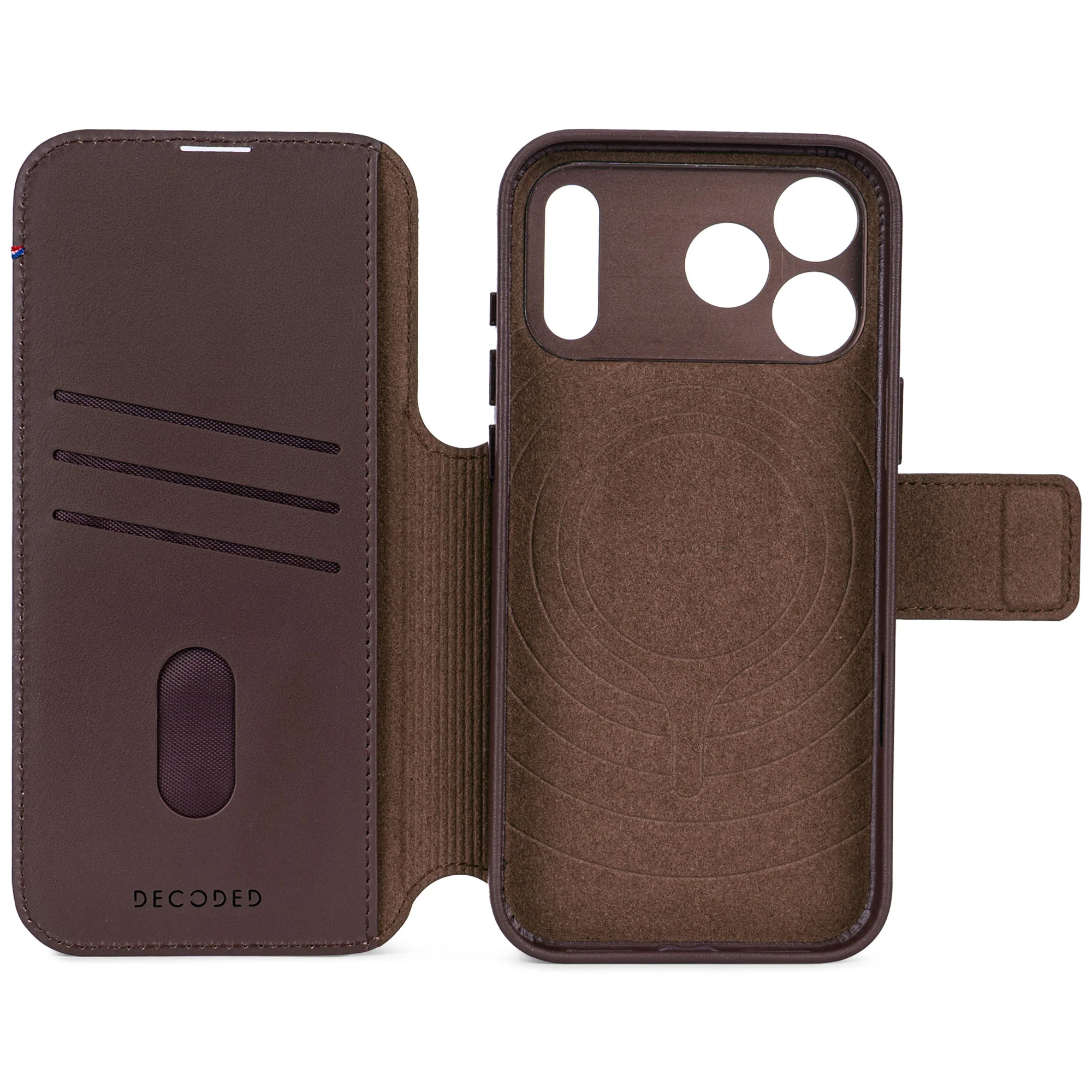 Чехол Decoded с картхолдером Leather Detachable Wallet для iPhone 17 Pro Max шоколадный Чехол Decoded с картхолдером Leather Detachable Wallet для iPhone 17 Pro Max шоколадный