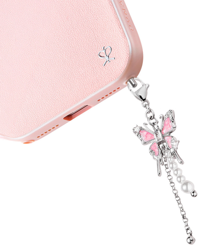 Чехол PYNANA для iPhone 17 Pro Max Starry Series Magsafe, Розовый