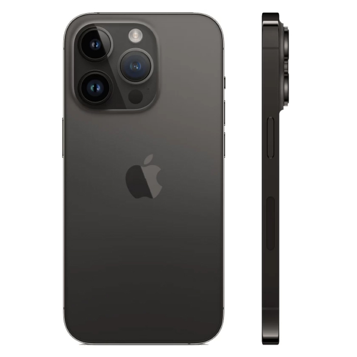 iPhone 14 Pro 512Gb Space Black (1 sim + eSIM / Пятна на камере Х3 / 77% / Без коробки) - Б/У . . +