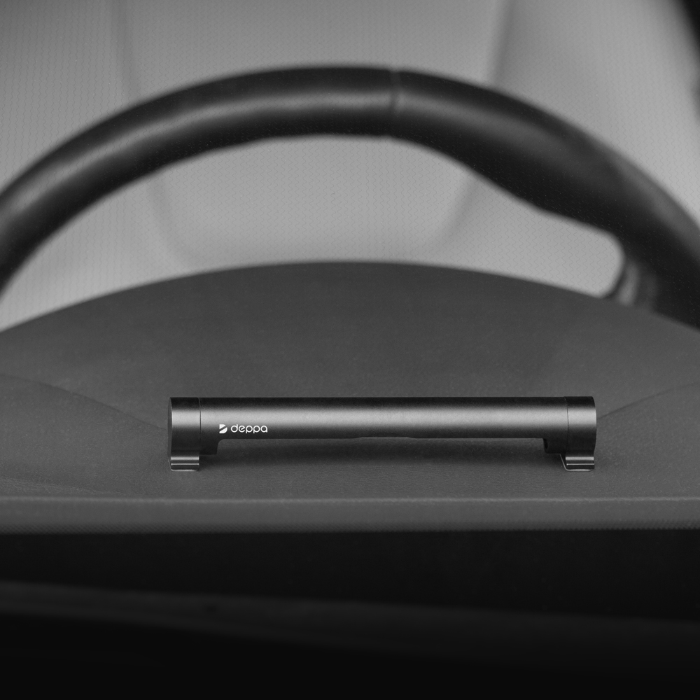 Парковочная автовизитка Deppa с двумя номерами телефона Parking Card Alum Duo, черный