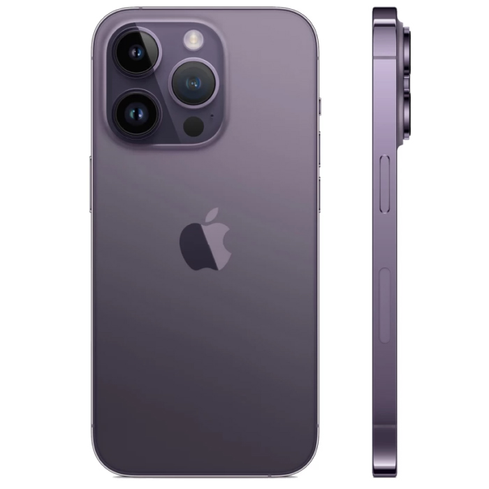 iPhone 14 Pro 256Gb Deep Purple (1sim + eSIM / 74%) - Б/У . . .