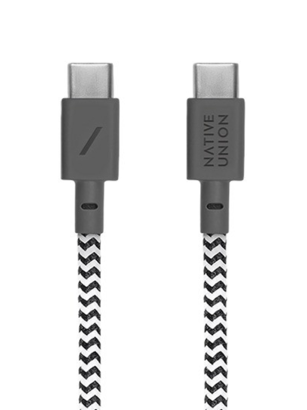 Кабель Native Union BELT CABLE, USB-A/USB-C 1,2м, зебра