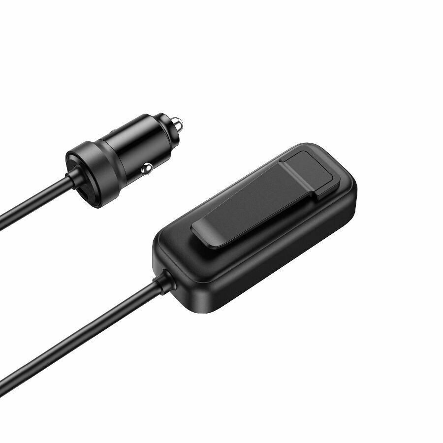 Автомобильное зарядное устройство WiWU QC014 USB-A/USB-C, 120W, черный