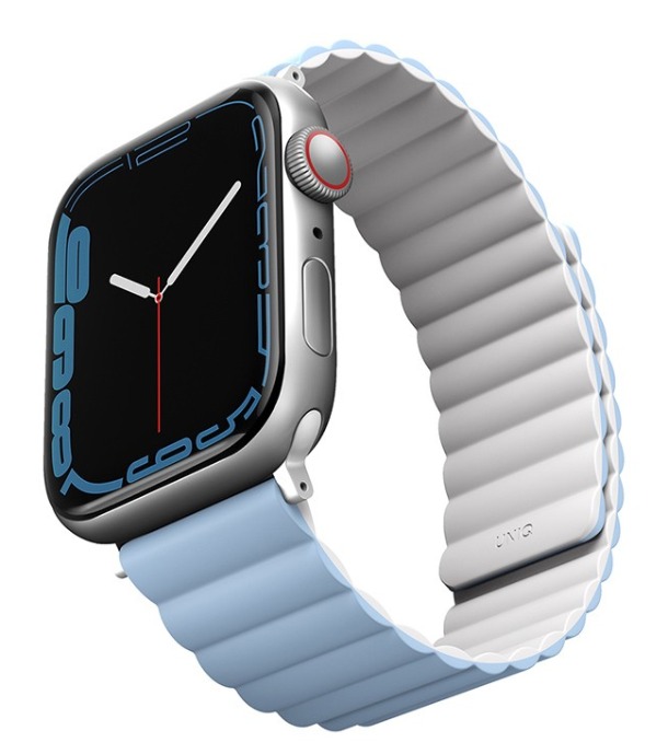 Ремешок Uniq Revix reversible Magnetic White/Arctic Blue для Apple Watch 38/40/41мм