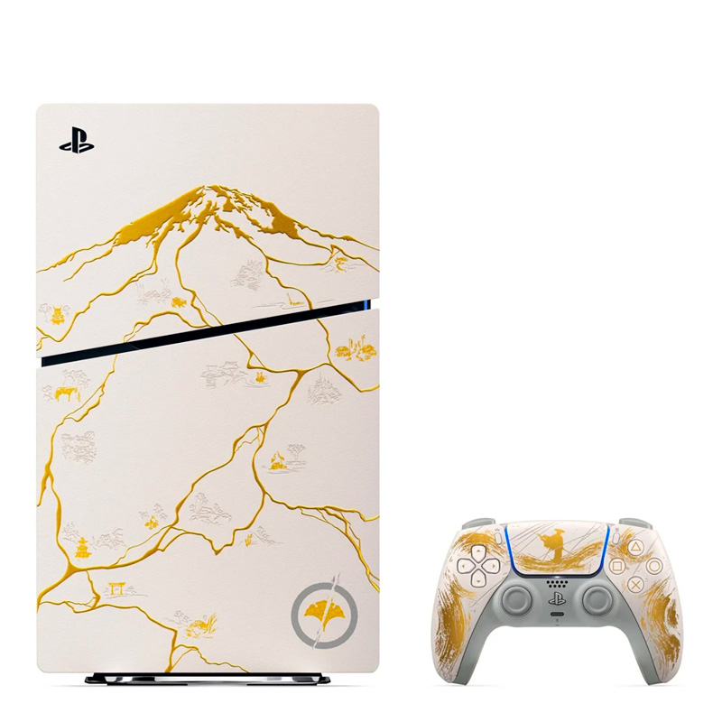 Игровая приставка Sony PlayStation 5 Slim 1Tb Ghost of Yotei Gold Limited Edition + Ghost of Yotei