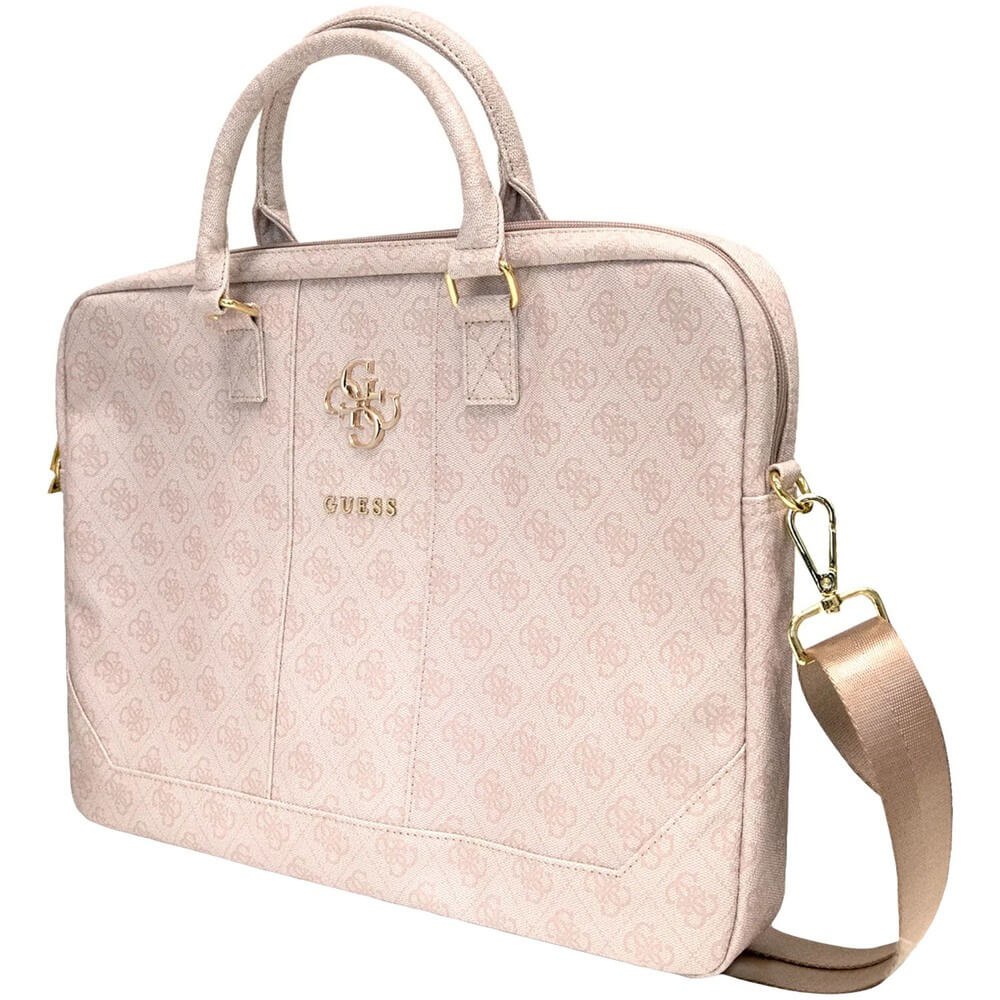 Сумка Guess для ноутбуков 15" 4G Bag with Big metal logo Pink