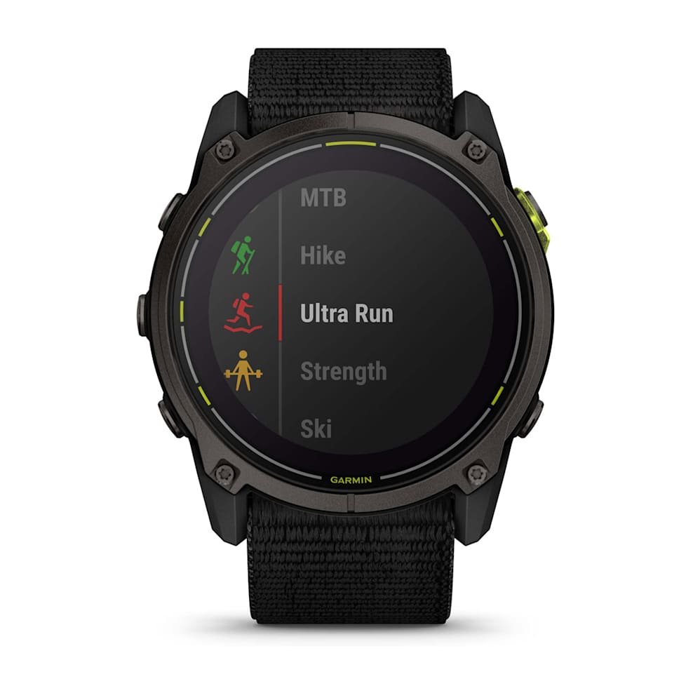 Умные часы Garmin Enduro 3 Carbon Gray Titanium Black Nylon