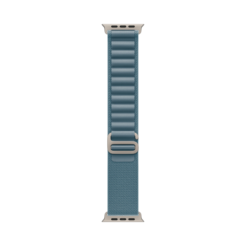 Apple Watch Ultra 3 GPS, 49 мм, корпус из бежевого титана, ремешок Alpine Loop цвета Light Blue M (MEWM4)