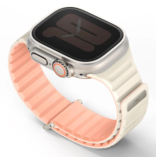 Ремешок Uniq Revix EVO reversible Magnetic Caspian Crepe Pink/Ivory для Apple Watch 38/40/41мм