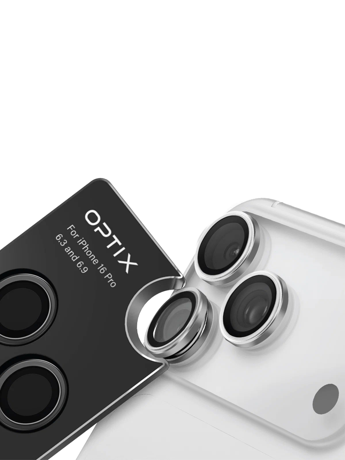 Защитное стекло Uniq OPTIX Camera Lens AluGuard Deep Navy на камеру для iPhone 17 Pro/17 Pro Max