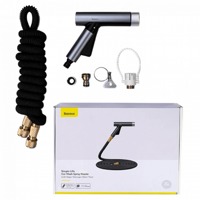 Пистолет для мойки автомобиля Baseus Simple Life Car Wash Spray Nozzle After Water Filling 7.5m CRXC01-A01