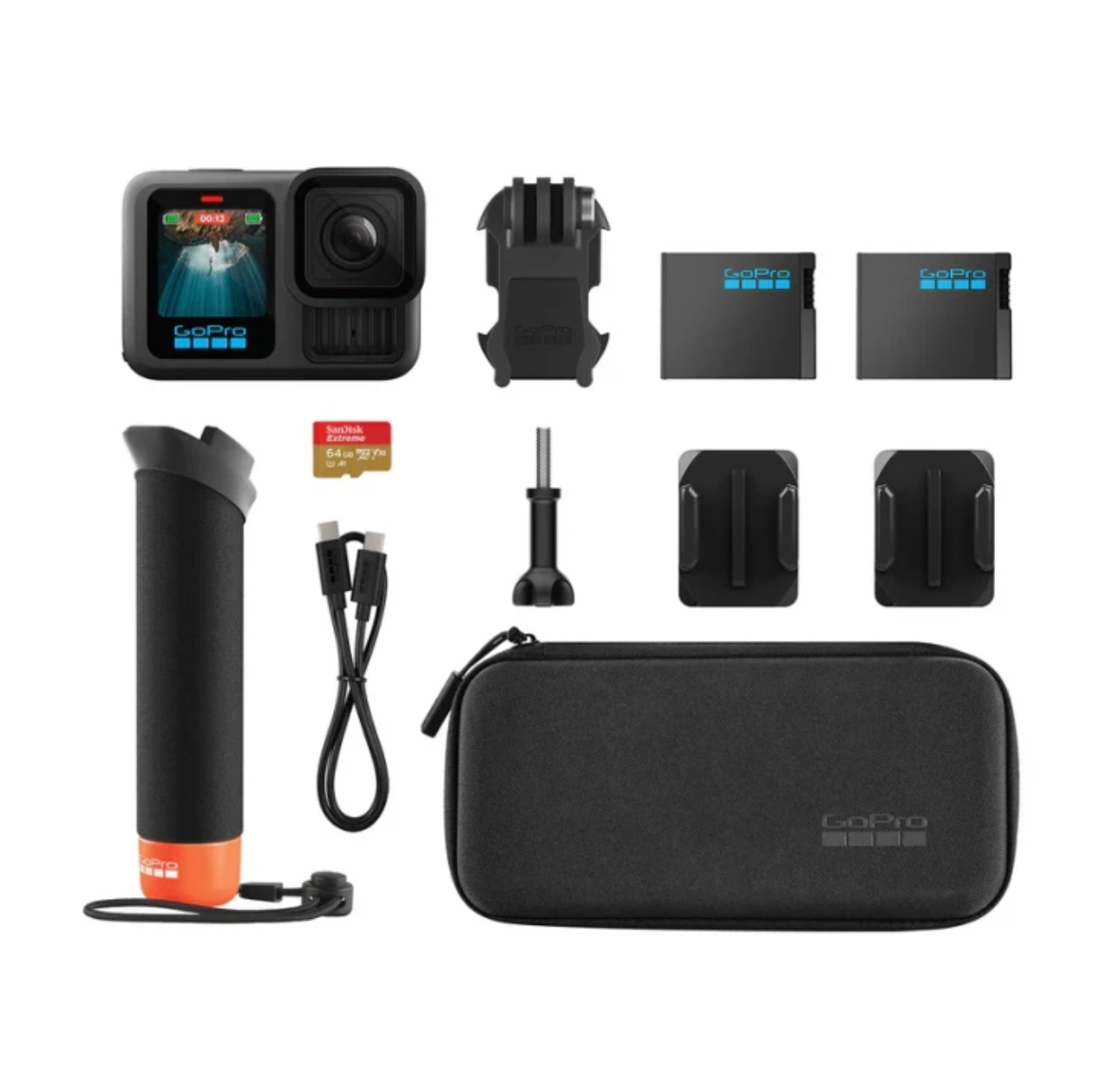 Экшн-камера GoPro Hero 13 Black Accessory Bundle