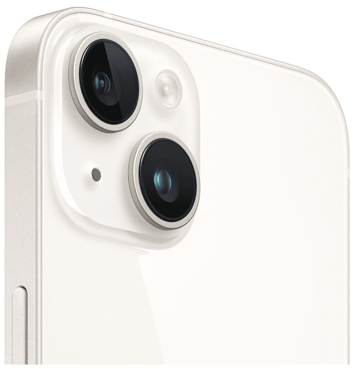 iPhone 14 256Gb Starlight (1 sim + eSIM / 82%) - Б/У . . +