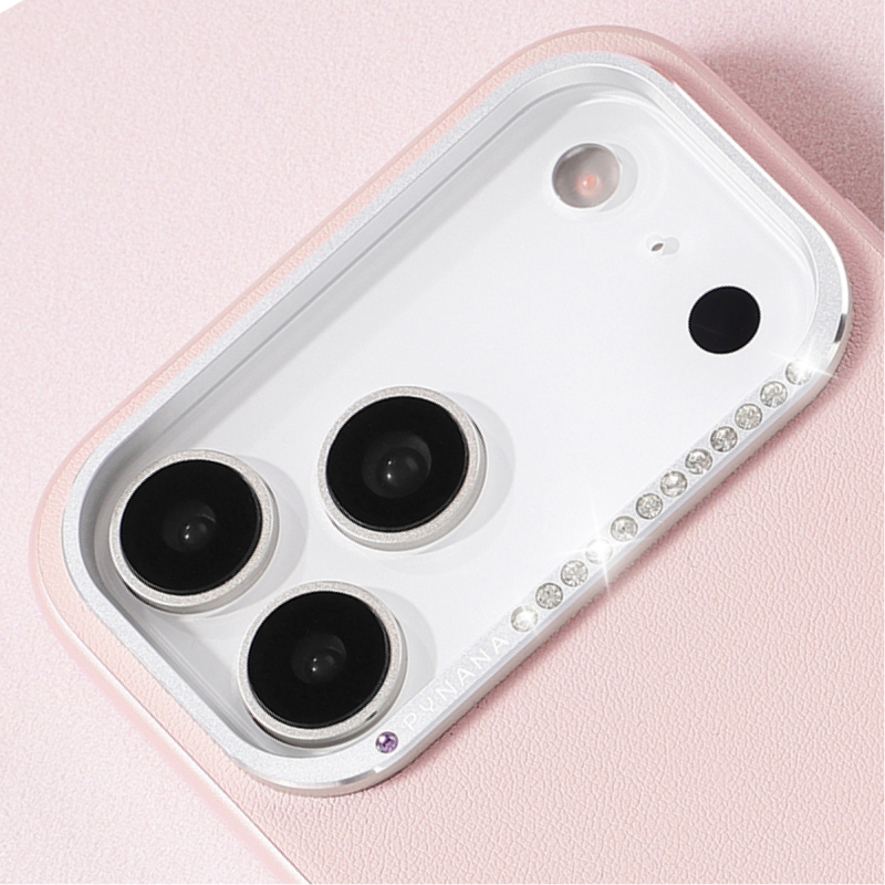 Чехол PYNANA для iPhone 17 Pro Starry Series Magsafe, Розовый