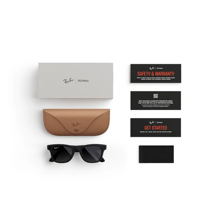 Умные очки RayBan Wayfarer (Gen 2) RW4012 Matte Black/Polar Gradient Graphite M 150-50mm (601/ST350)