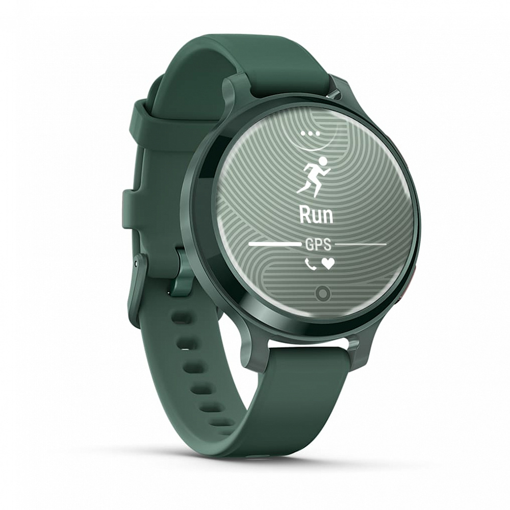 Умные часы Garmin Lily 2 Active, Jasper Green Bazel, Silicone Band Умные часы Garmin Lily 2 Active, Jasper Green Bazel, Silicone Band
