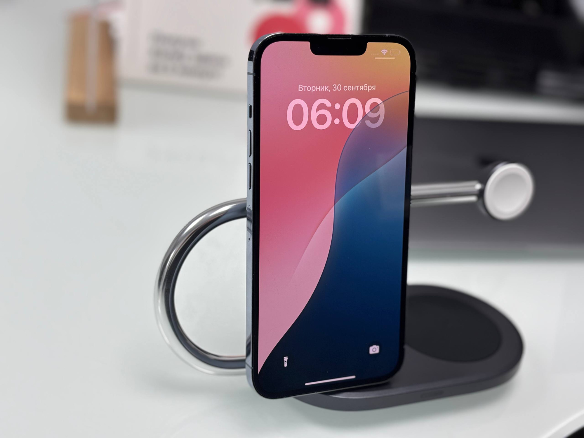 iPhone 13 Pro Max 1Tb Sierra Blue (73% / Без коробки) - Б/У . . +