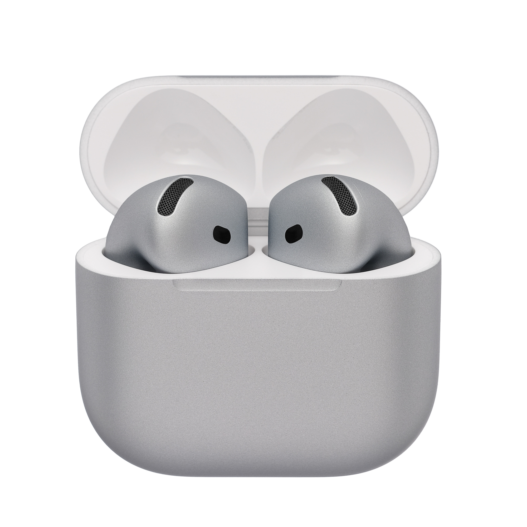Наушники беспроводные Apple AirPods 4 (MXP93) с шумоподавлением - Silver Matte Наушники беспроводные Apple AirPods 4 (MXP93) с шумоподавлением - Silver Matte