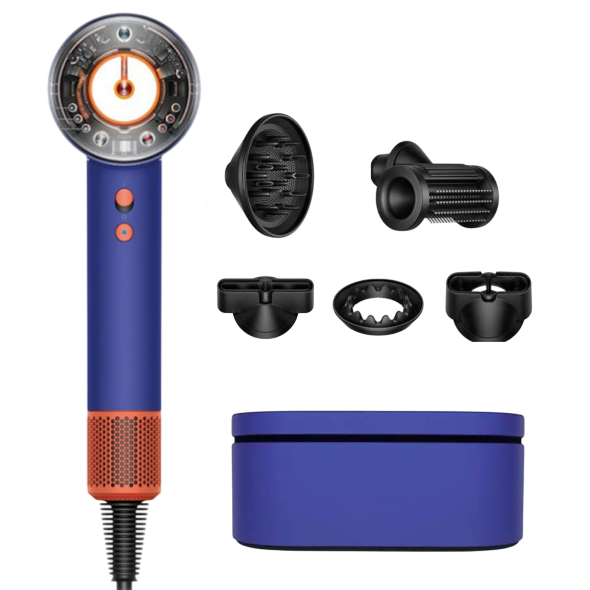 Фен Dyson Supersonic Nural HD16 (Vinca Blue/Topaz) - Подарочный кейс для хранения