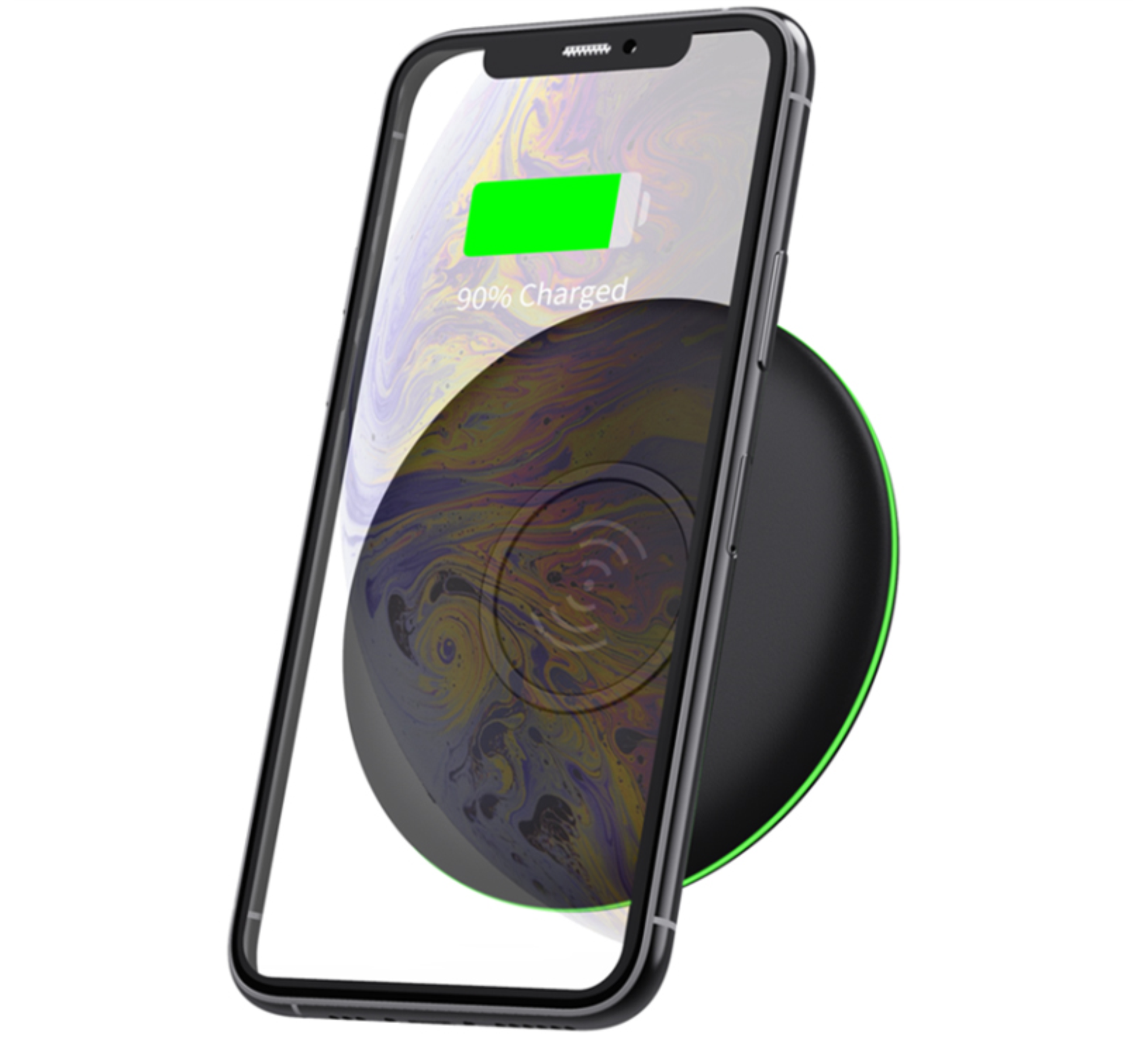 Беспроводное зарядное устройство WiWU M4 Wireless Desktop Charger 10W, черный