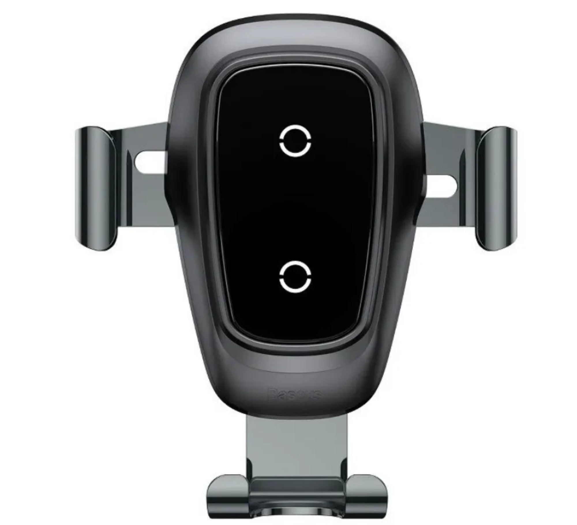 Автомобильный держатель + беспроводное ЗУ Baseus Metal Wireless Charger Gravity Car Mount, серый Автомобильный держатель + беспроводное ЗУ Baseus Metal Wireless Charger Gravity Car Mount, серый