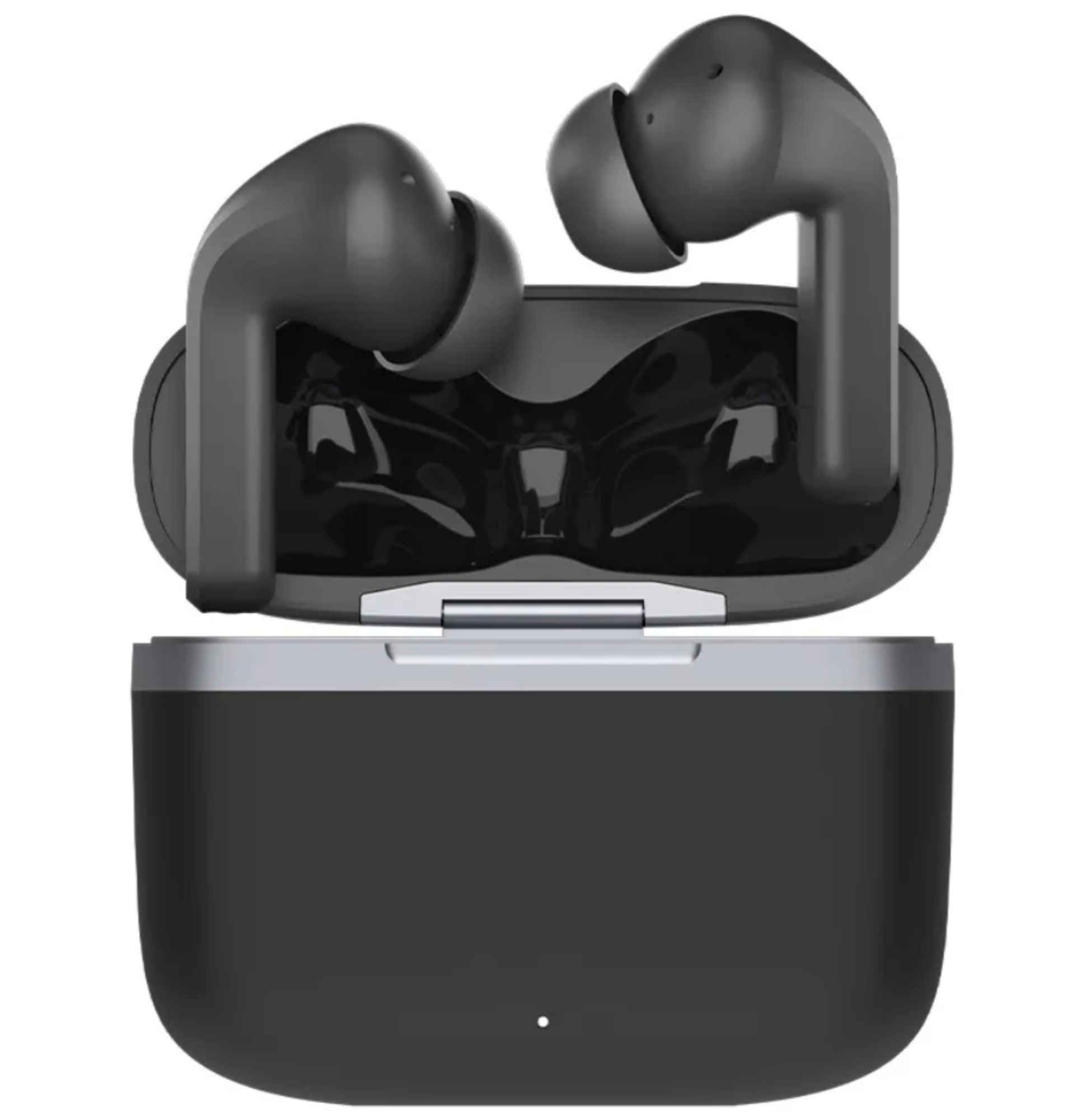 Беспроводные наушники с микрофоном Deppa Air Icon, TWS, BT 5.1, 350 мАч, ANC, черный