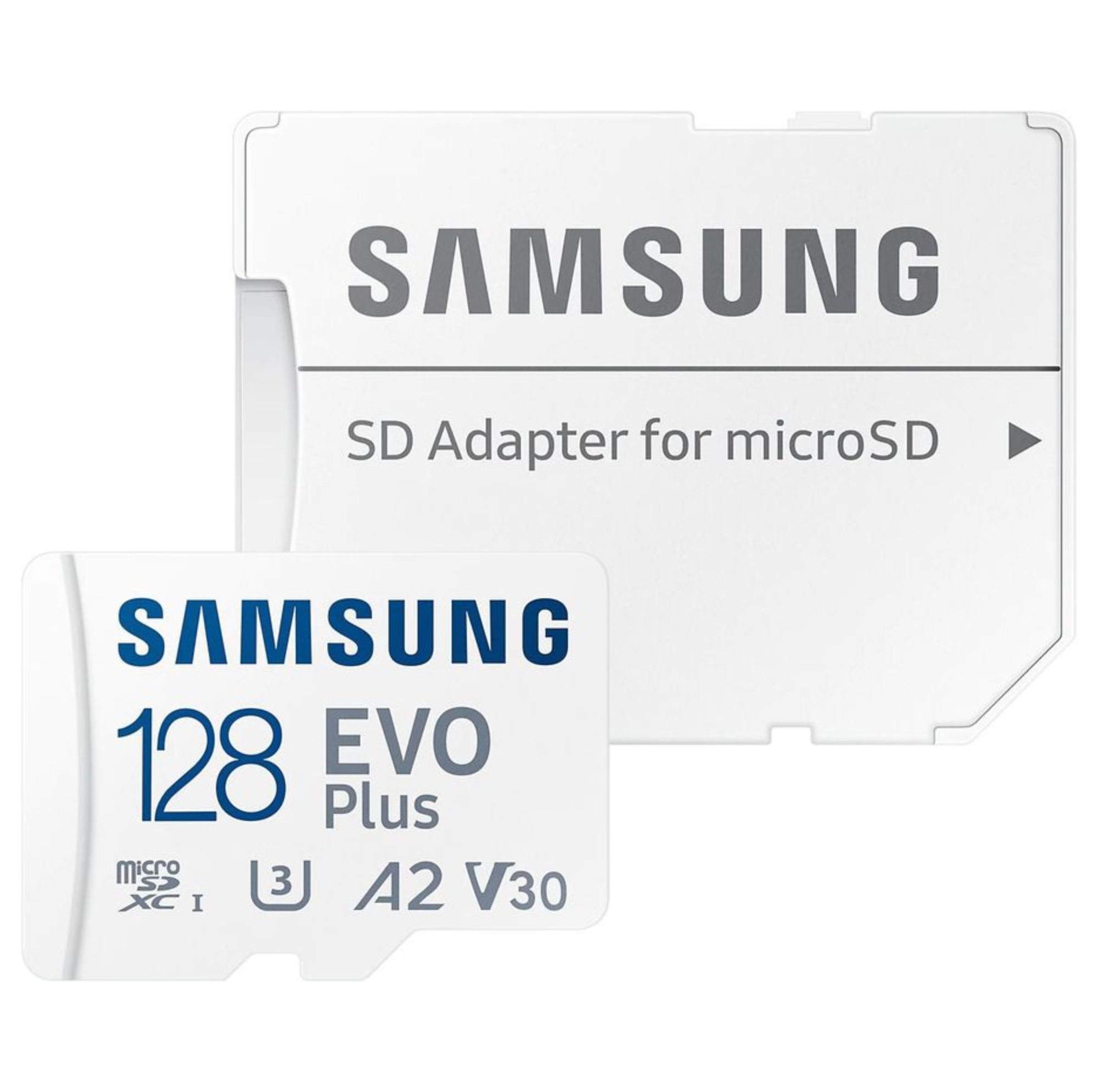 Карта памяти microSDXC UHS-I Samsung EVO PLUS  128Gb 130Мб/с Class 10 с переходником SD MB-MC128KA/RU