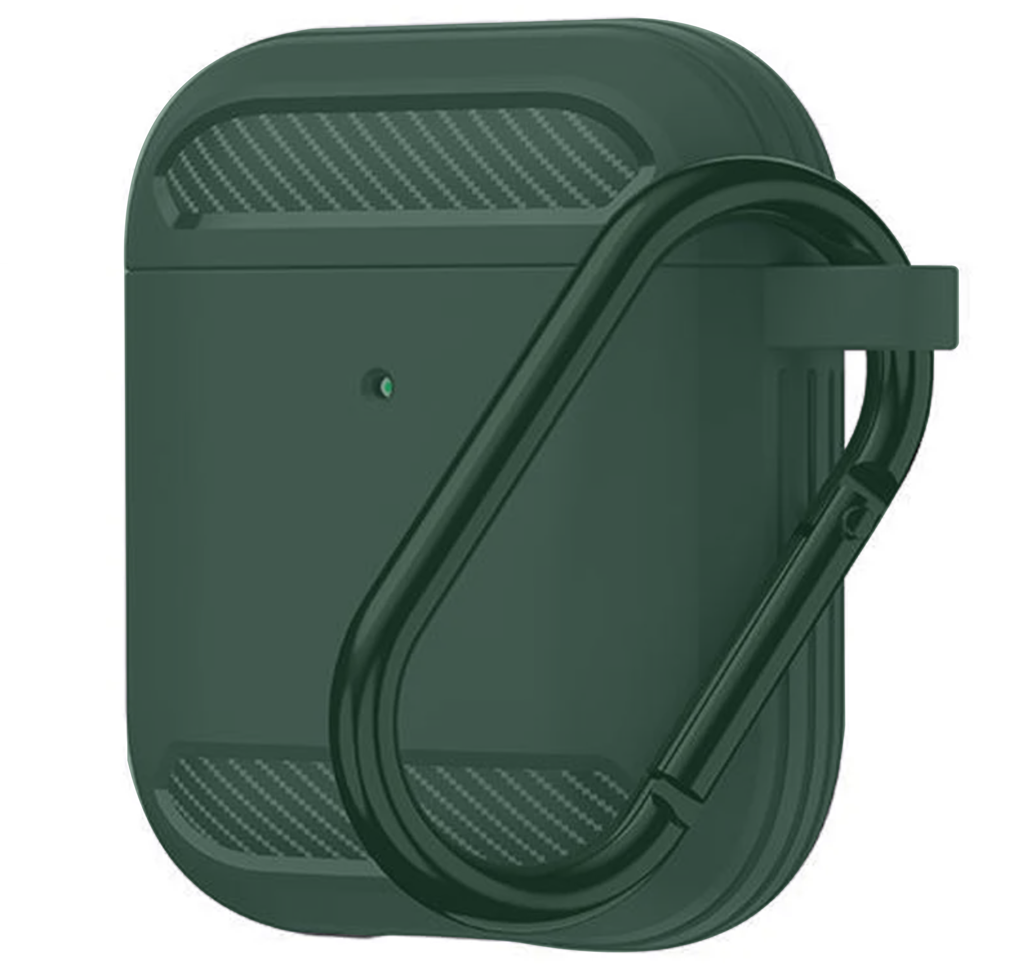 Чехол с карабином WiWU для AirPods, зеленый